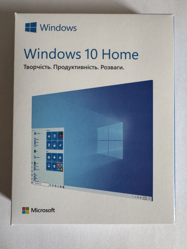 Windows 10 Домашня 32/64-bit на 1ПК (коробкова версія, носій USB 3.0, українська мова) (HAJ-00083) Б/В - Зображення 2